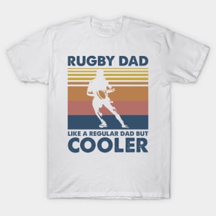 Rugby Dad Vintage Gift Father's Day T-Shirt